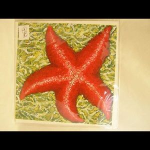 NWT starfish print Gerri Hyman